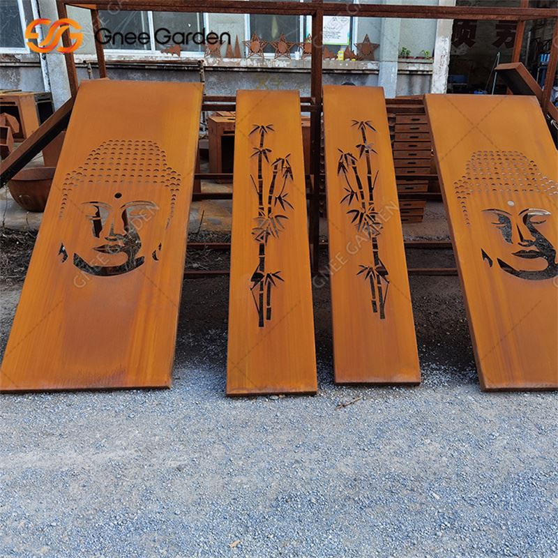Corten Steel Fence Weathering Steel ekran