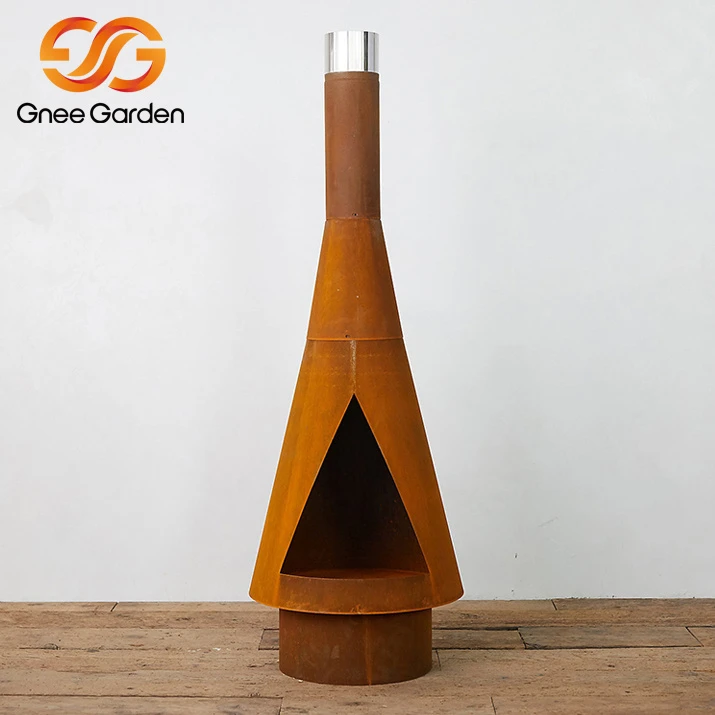Corten Steel Deyò Ponpye Pou Vann