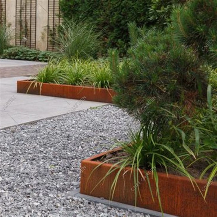 Corten Steel Raised Planter Beds