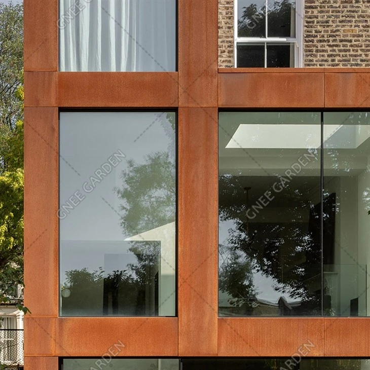 Exterior Corten Steel Wall Plate And Wall