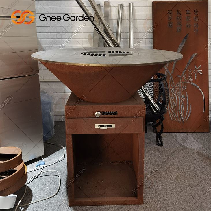Faktori Customize Camping Chabon Barbecue Grill Corten Steel Barbecue Grills Deyò