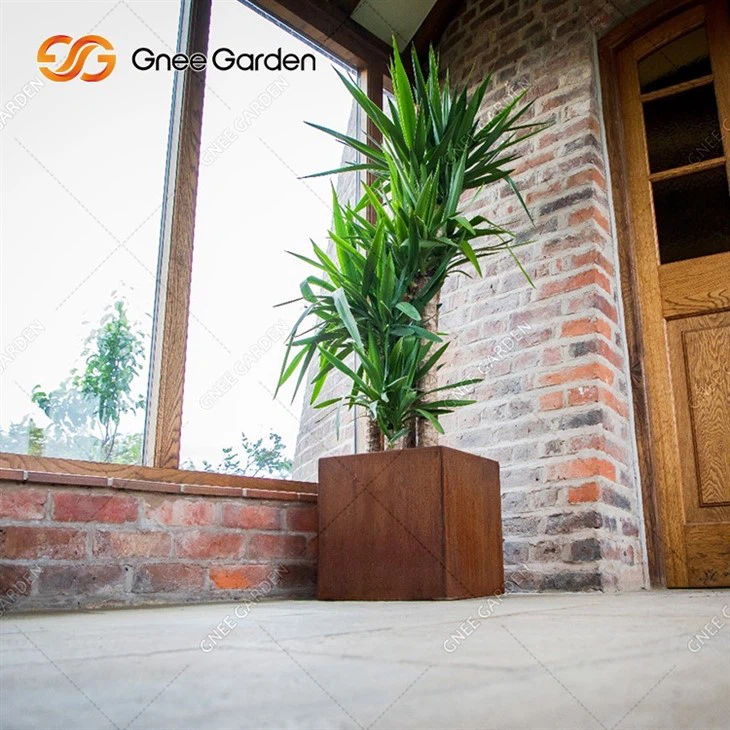 High Quantity Corten Steel Flowerpots