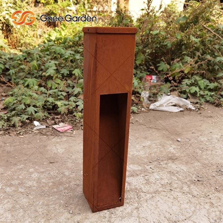Metal Lighting Corten Steel Garden Sculptures