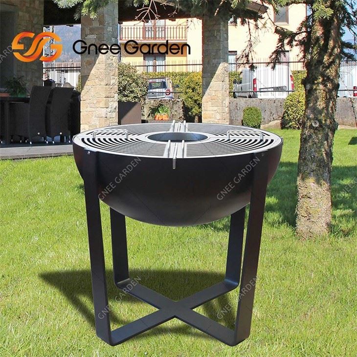 Outdoor Corten Steel European BBQ Grill