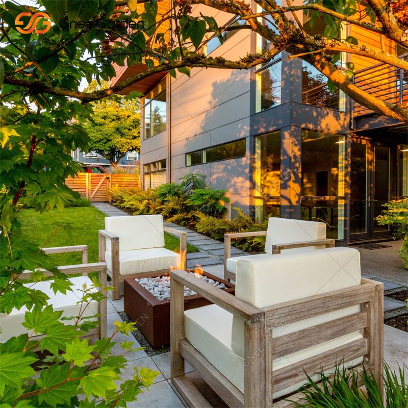 Deyò gwo Corten Steel Gaz Firepit