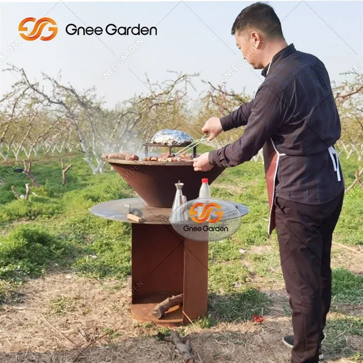 Rust Barbecue Grill Corten Steel Metal Barbecue