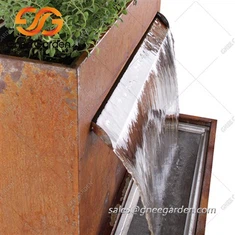 Corten Steel Fountain Pou Pond
