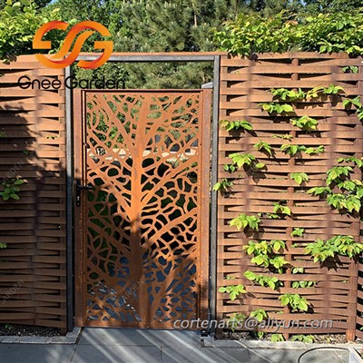 Corten Steel Gate Design