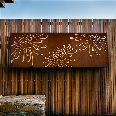 Corten asye metal kloti ekran kay koupe panèl poud kouvwi