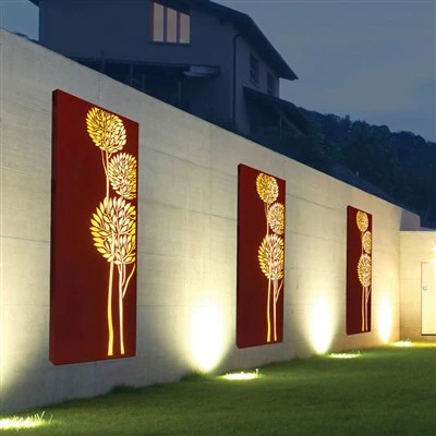 Personnalisés décoratifs jaden estati konfidansyalite kloti pòtay Corten fe kloti panèl