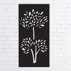 Metal Jaden kloti dekorasyon rouye Corten Steel Iron kloti lazè koupe rezidansyèl kloti fè