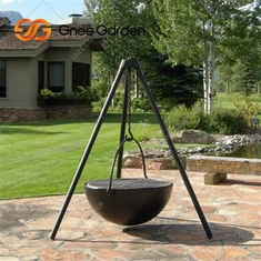 Modèn Deyò Wood Burning Barbecue Grill