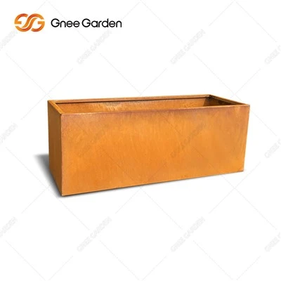 Plante Box Square Cube Sizese Deyò Flower Pot