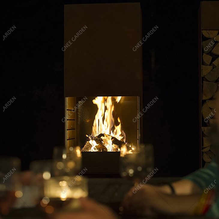 Wholesale Outdoor Living Rusty Plancha Grill Corten Steel BBQ Grills Firepit