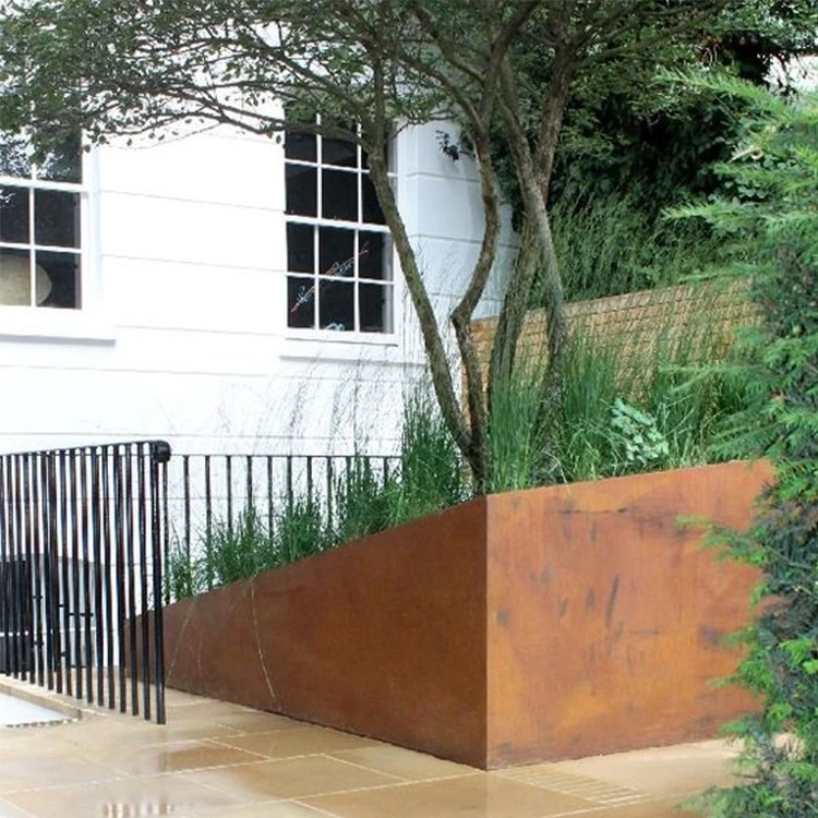 Modern Corten Steel Raised Garden Beds Modern Corten Steel Raised Garden Beds