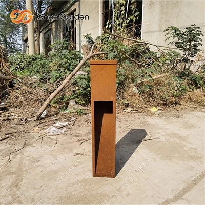 Èske Corten Steel Bollard Light fè elektrisite